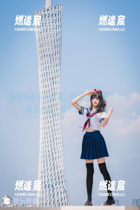兔玩映画美图合集，短裙白网让我的眼睛亮晶晶的，仿佛走进了梦里！